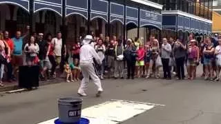 Amazing Street performers in French Quarter, New Orleans on April 1, 2015.