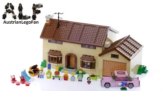 Lego Simpsons 71006 The Simpsons House - Lego Speed Build Review ( AustrianLegoFan )