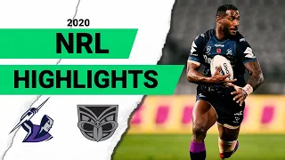 Storm v Warriors Match Highlights | Round 7 2020 | Telstra Premiership | NRL