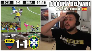 🔥 ECUADOR VS BRASIL 1-1 REACCIÓN ¿HUBO ROBO? Eliminatorias Mundial 2022 🔥 🇪🇨 🇧🇷