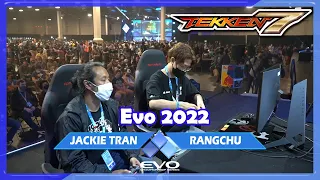 Evo 2022 Tekken 7 Jackie Tran VS Rangchu - Top 192 - 1080p 60fps