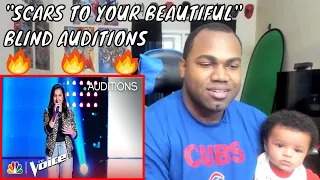 Abby Cates Covers Alessia Cara's Scars to Your Beautiful The Voice 2018 Blind Auditions REACTION