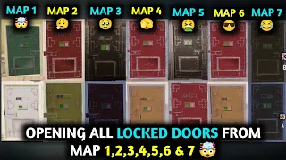 OPENING ALL LOCKED DOORS From MAP 1,2,3,4,5,6 & 7 🤯 МЕТРО РОЯЛЬ Chapter 18