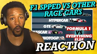 FORMULA 1 SPEED COMPARED TO OTHER RACE CARS | REACTION!!!