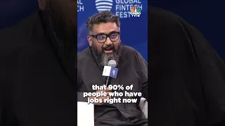 '90% Of The Jobs Can Be Replaced By AI' | CRED Founder Kunal Shah At Global Fintech Fest 2023 | N18S