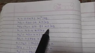 Superheated Vapour After Compression - Problem 2