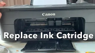 How to replace or change iNk cartridge of printer Canon All Models in minutes