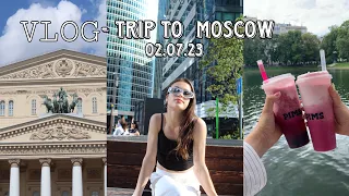 VLOG/Приехала в Москву одна/ Летняя поездка 💓