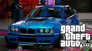 GTA 5 - ТЮНИНГ BMW M3 E36 | АРЕНДА АНГАРА - РЕАЛЬНАЯ ЖИЗНЬ #12