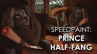 Digital Painting Timelapse | Prince Half-fang