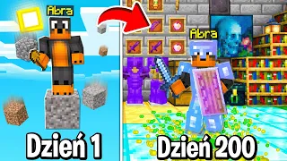 PRZEŻYLIŚMY 200 DNI na JEDNYM BLOKU i ZDOBYŁEM TO… w Minecraft! 😱