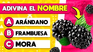 🍎🍉 Adivina el Nombre de la Fruta o Verdura 🤔🧠🧐 | ¿Cuántas Frutas Reconoces?  | DiverTrivia ✅