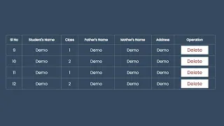 How to Delete Data from Database in PHP using button| Delete Records from Database | E-CODEC