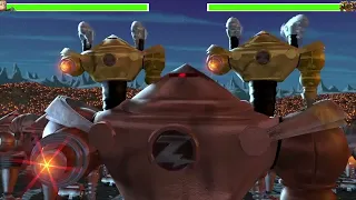 Toy Story 2 Space Battle with healthbars (Edited By @GabrielD2002)