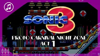 Sonic 3 (Prototype) - Carnival Night Zone Act 1 (8-bit Remix)