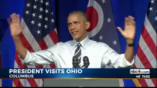 President Obama visits Ohio