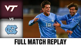 Virginia Tech vs. North Carolina Full Match Replay | 2023 ACC Men's Soccer