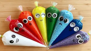 Making Crunchy Slime With Funny Piping Bags | Most Satisfying Slime Video #3 l ASMR