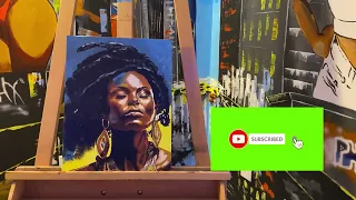 How to Paint a Black Queen | Painting for Beginners | Tutorial
