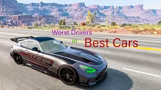 The worst drivers in the best cars crash compilation. BeamNG.drive