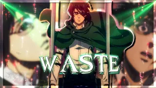 Waste - Hange's Last Fight [Sad edit/AMV]