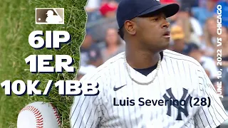 Luis Severino 10K game | June 10, 2022 | MLB highlights