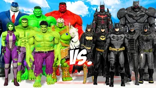 TEAM HULK VS TEAM BATMAN - EPIC SUPERHEROES WAR