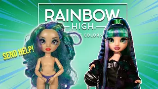 The Struggle was too REAL! Restyling Thrifted Rainbow High Laurel and Holly Devious