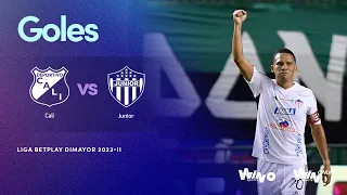 Deportivo Cali vs. Junior (goles) | Liga BetPlay Dimayor 2023-2 | Cuadrangulares - Fecha 5