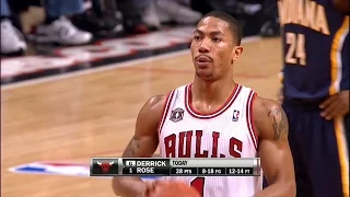 Derrick Rose Full Highlights 2011 Playoffs R1G1 vs Pacers - UNREAL 39 Pts, 6 Dimes, 3 Blocks, MVP!