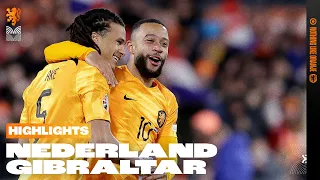 THREE POINTS 🦁 | Highlights Nederland-Gibraltar (27/3/2023) EK-kwalificatie