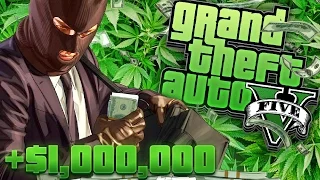 1 MILLION DOLLARS! Full Marijuana & Cocaine Sale! GTA 5 Drug Business With Speedy!