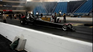 TRIPLE TURBO DIESEL DRAGSTER~ INTERNATIONAL DT466 540C.I. 3000HP @ RT66 JOLIET