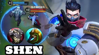 Wild Rift Shen - Top Shen HARD CARRY Gameplay Rank Grandmaster