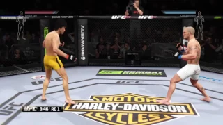 EA Sports UFC 002 - Bruce Lee vs Cub Swanson FULL FIGHT