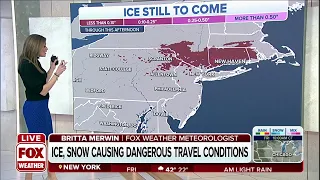 Heavy Snow, Ice Making For Dangerous Travel Conditions In The Northeast