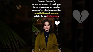 Is Selena Gomez Taking a Social Media Break? 💔