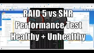 RAID 5 vs SHR Test - Performance Comparison