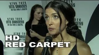 Star Trek Into Darkness: Nazneen Contractor "Rima Harewood" Blu-ray Party Interview | ScreenSlam