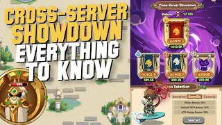 CROSS-SERVER SHOWDOWN is there in Legend of Mushroom !