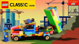 Lego 10696 Truck MOC🚚. How to build Dump Truck Ford from Lego Classic. Save Money & Space. Tutorial.