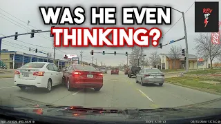 Red Car Driver Wasn't Thinking?| Hit and Run | Bad Drivers, Brake check | Other Dashcam 569