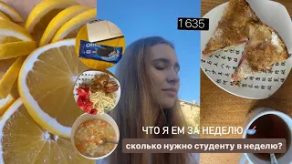 Сколько нужно студенту в неделю? Что я ем за неделю ⭐️