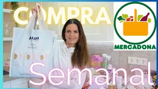 MERCADONA 🔥 COMPRA SEMANAL  (4 PERSONAS 100€ )// FAMILIABOMBONASO