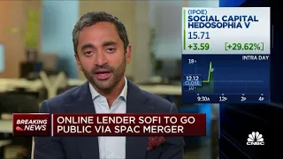 Palihapitiya to take online lender SoFi public via SPAC