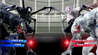 Spider-Man & Anti Venom VS Spider-Man & Venom (Very Hard) - Marvel vs Capcom | 4K UHD Gameplay
