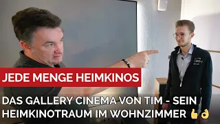 Wohnzimmertraum vom Heimkino realisiert - Das GALLERY Cinema von Tim wird euch begeistern.