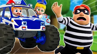 Baby Police Chase Thief - Tickle PoliceGirl Song - Funny Songs and More Nursery Rhymes & Kids Songs