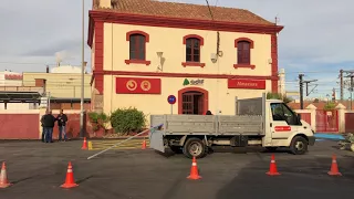 Obres entorn estació de tren