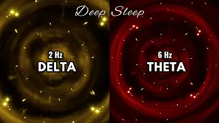 Deep SLEEP [2 Hz] Delta & [6 HZ] Theta Waves - Insomnia Healing, Relaxing SLEEP Music - Fall ASLEEP